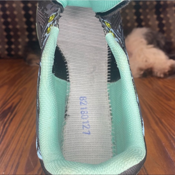 Asics Gel-Venture 6 Black/Lime Running Shoes 9 - Picture 9 of 10